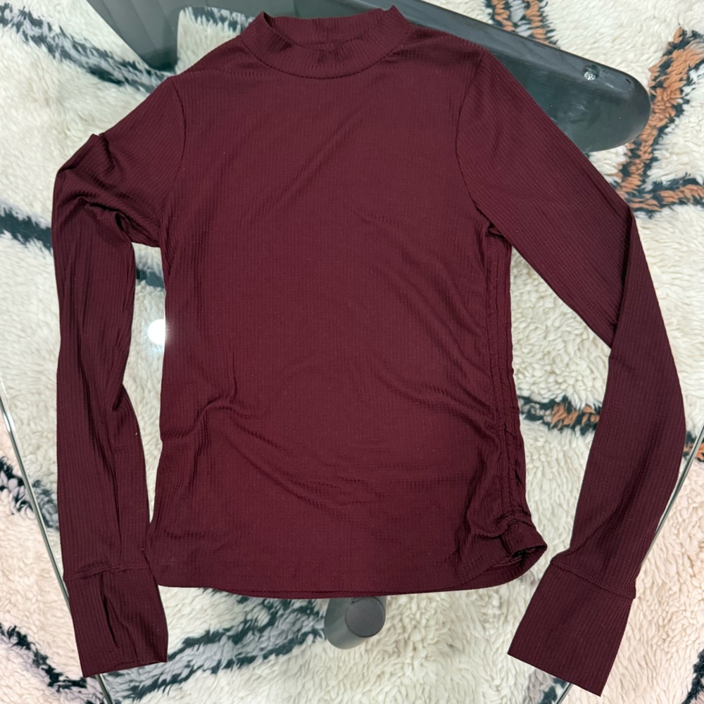 Prana maroon long sleeve